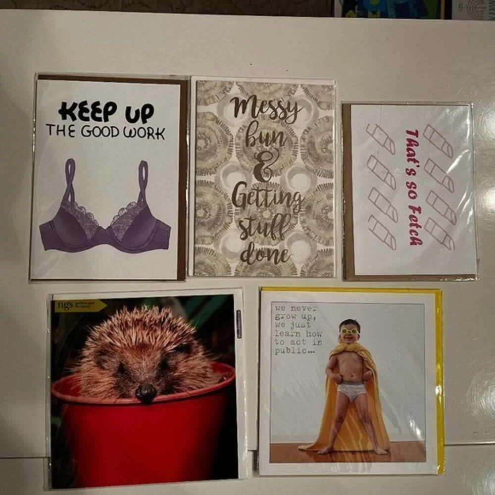 Friendship  Greeting Cards / Blank‎ / Encouragement (Bundle of 5 cards) (new)